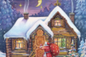 иллюстрация для новогодней открытки