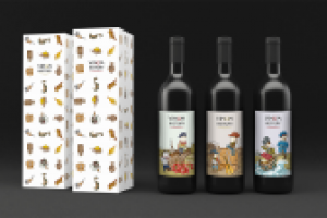 разработка серии этикеток для винного бренда VINUM HISTORY