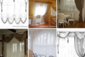 Декорирование окон в загородном доме