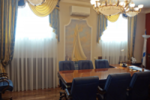 Художественная роспись стены в кабинете руководителя