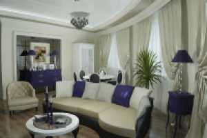 Дизайн-проект гостиной в стиле Эклектика