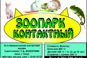 рекламный модуль в газету зоопарк