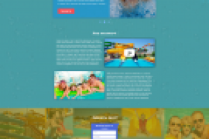 Произвольный макет по продаже билетов в аквапарк