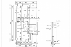План первой захватки загородного дома