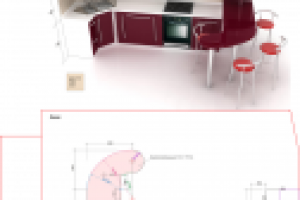 чертеж кухни