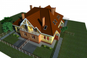 4х семейный коттедж