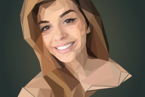 Полигональный портрет, Low-poly