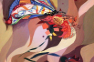 Стилизация бабочки на цветке