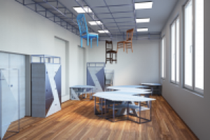 интерьер учебной аудитории для дизайнеров мебели