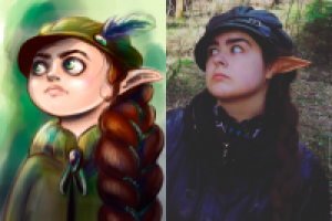 портрет по фото в стиле мультфильма