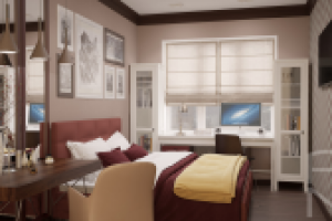 Интерьер двухкомнатной квартиры в современном стиле