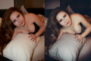 Обработка фото в стиле будуар