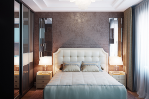 Дизайн-проект квартиры со свободной планировкой, спальня