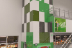 Лифт в ТРК Мега