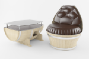 Кресло и стол