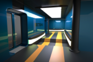 коридор лаборатория