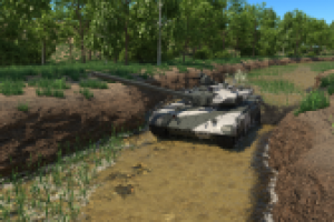 Танк Т90А (ракурс 1)