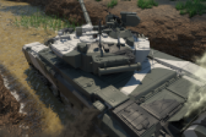 Танк Т90А (ракурс 4)