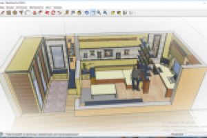 Проект интерьера гостиной.