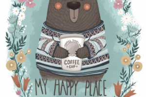 Детская иллюстрация Мишка