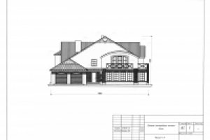 Коттедж 2 чертёж 1
