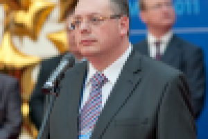 Александр Радьков на открытии выставки MITF-2011