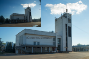 Пример архитектурной ретуши. Адмнистративное здание. До и после.