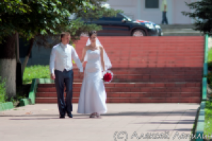 на прогулке