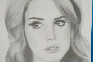 Портрет карандашом (#lanadelrey)