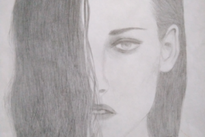 Портрет карандашом (Кристен Стюарт)