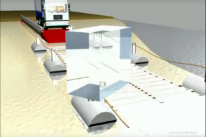 Презентационный ролик о сооружении ледовой переправы