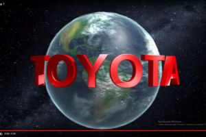 Графика к презентационному фильму нового сервисного центра toyta