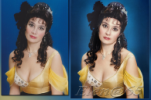 Ретушь фото.