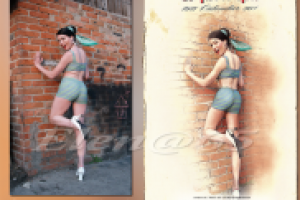 Обработка фото в стиле Pin Up.