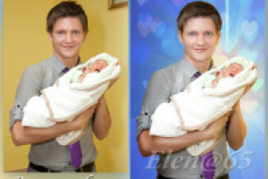 Ретушь фото.