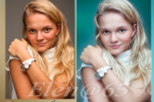 Ретушь фото.