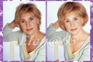 Ретушь фото актрисы Татьяны Догилевой.