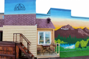 Художественное оформление лаундж-терассы "На Высоте"