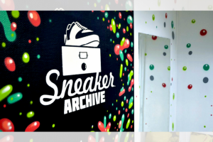 Художественное оформление магазина кроссовок