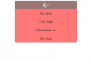 Меню. Чистый CSS