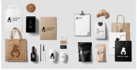 фирменный стиль кофе на вынос "coffee bear"