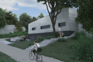 визуализация частного дома - 3ds max + Ps