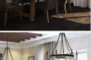 Частный дом на юге. Гостиная.