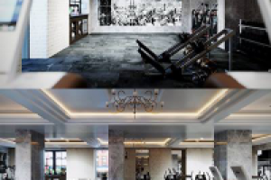 Дизайн проект элитного спорт клуба. Зал.