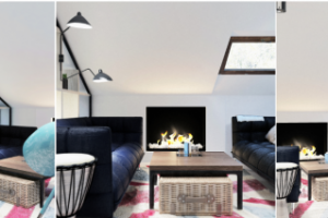 Дизайн проект квартиры с чердаком. Гостиная, ч.1