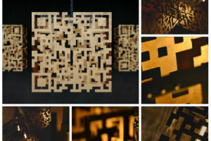 Детали дизайна люстры QR