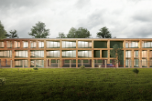 Визуализация офисного здания