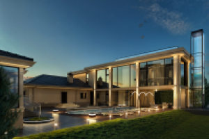 Подсветка частного дома