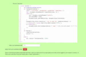 Bookmarklet generator