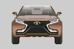 Пиксель АРТ - Lada XRay
